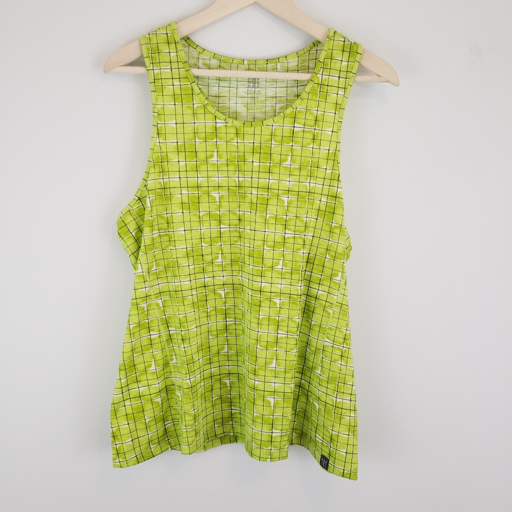 Title Nine Women's Lime Green Matahari Racer Back Tank